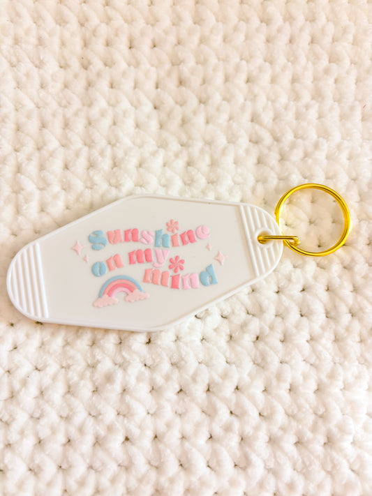 Sunshine On My Mind Keychain