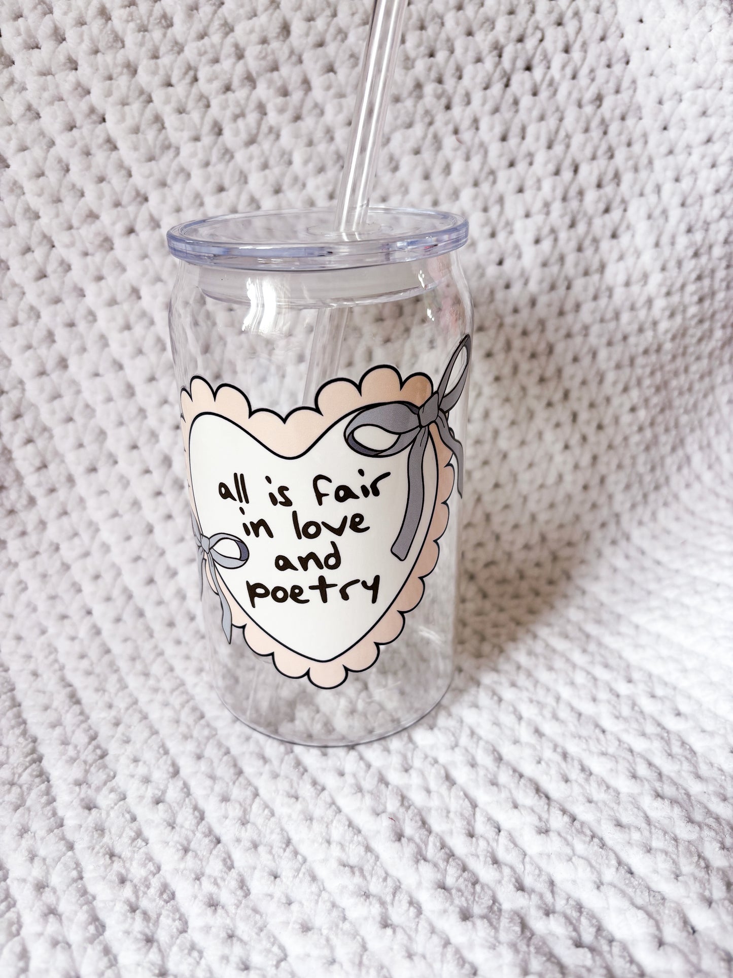 Swift All is fair in love and poetry glass