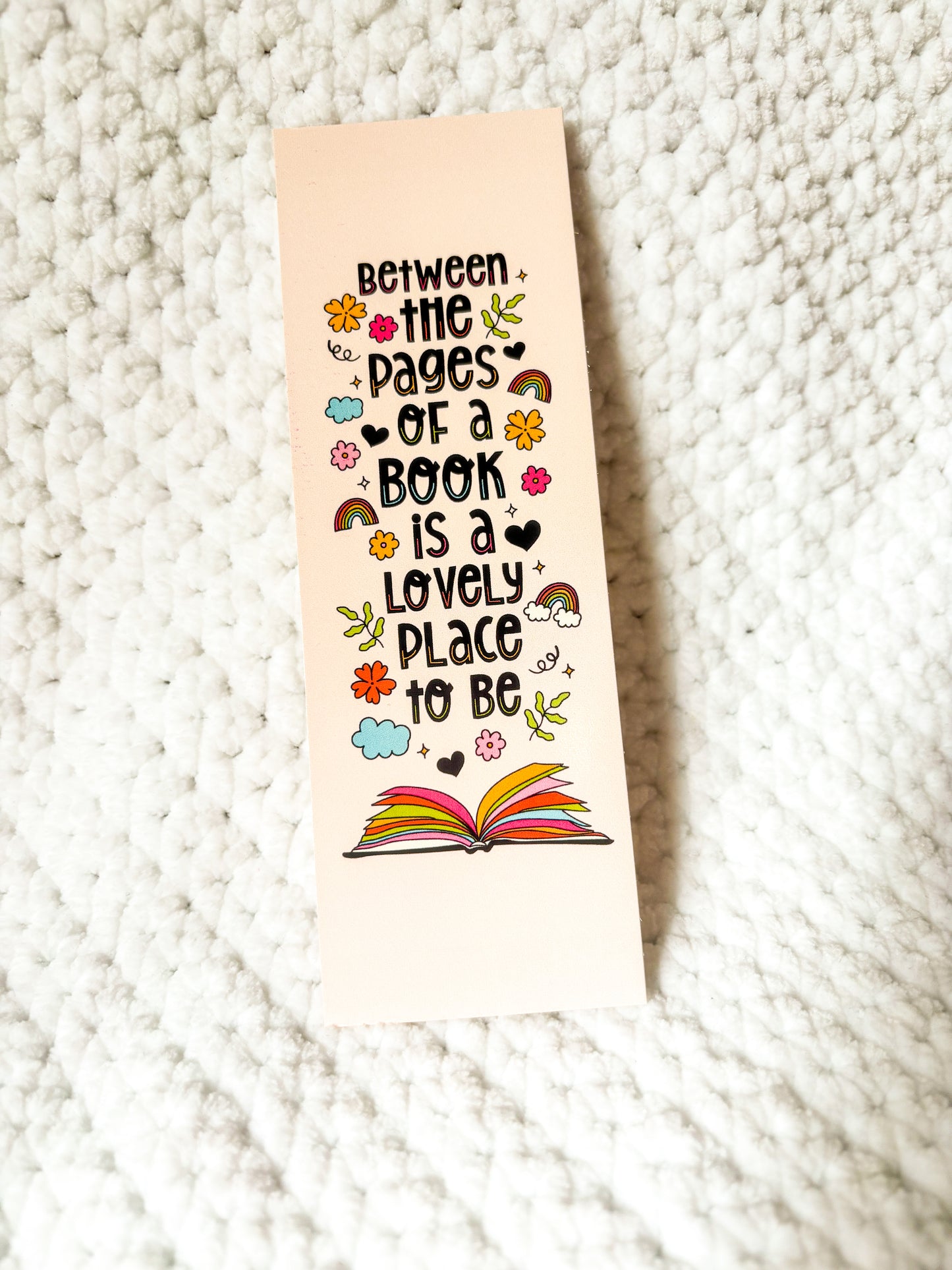 Between the pages bookmark